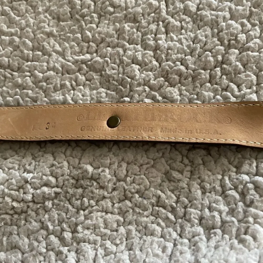 VNT Leatherock  Western Garnet Tiger Eye Woman Belt Size 34/ Pristine